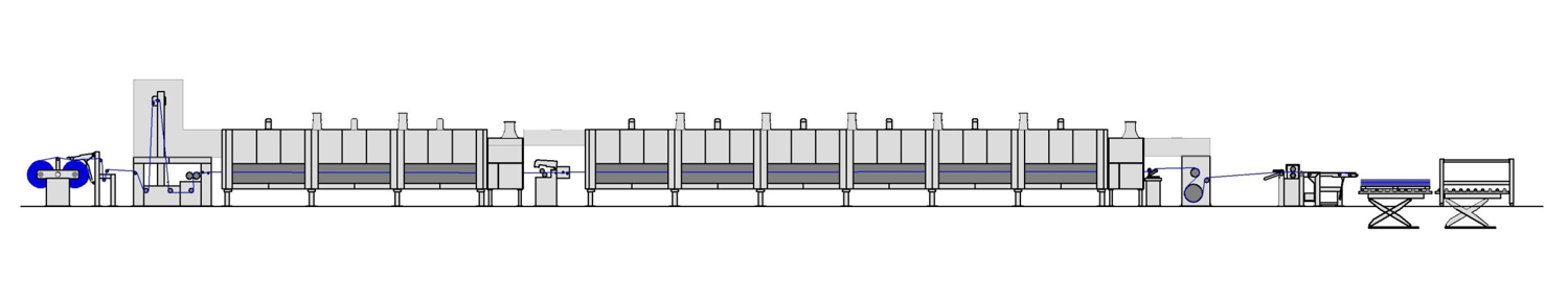 melamine paper impregnation line