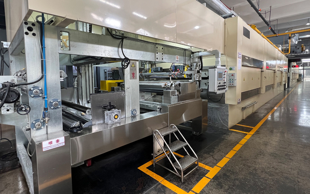 paper impregnation line